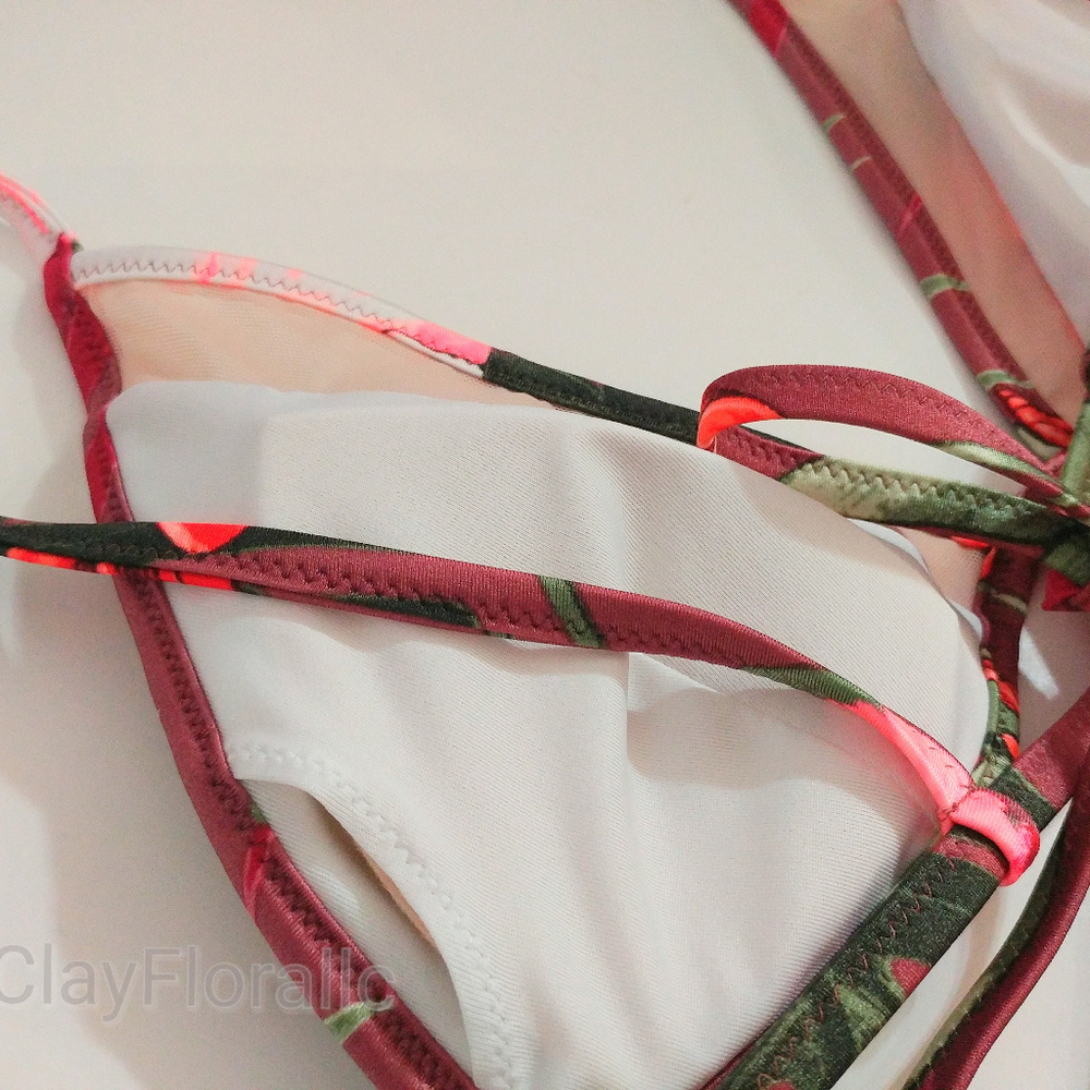 Victoria's Secret swim PINK Mesh cut out 1 piece - Picture 8 of 8